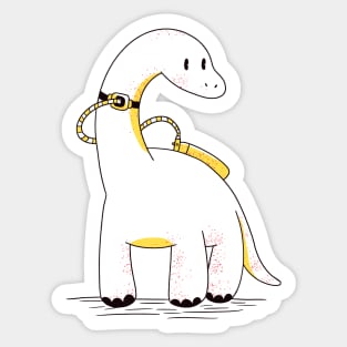 DINOSAUR TRACH TUBE Sticker